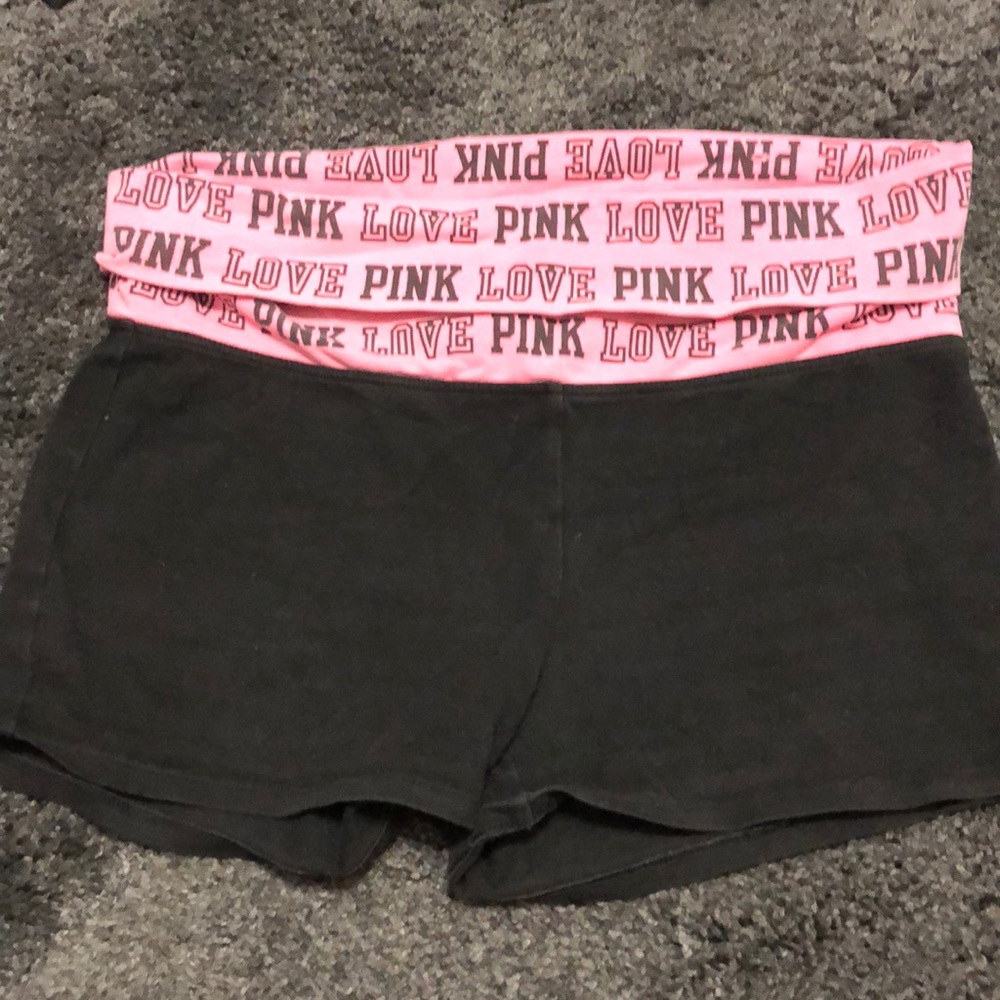 Pink by VS spandex like shorts
